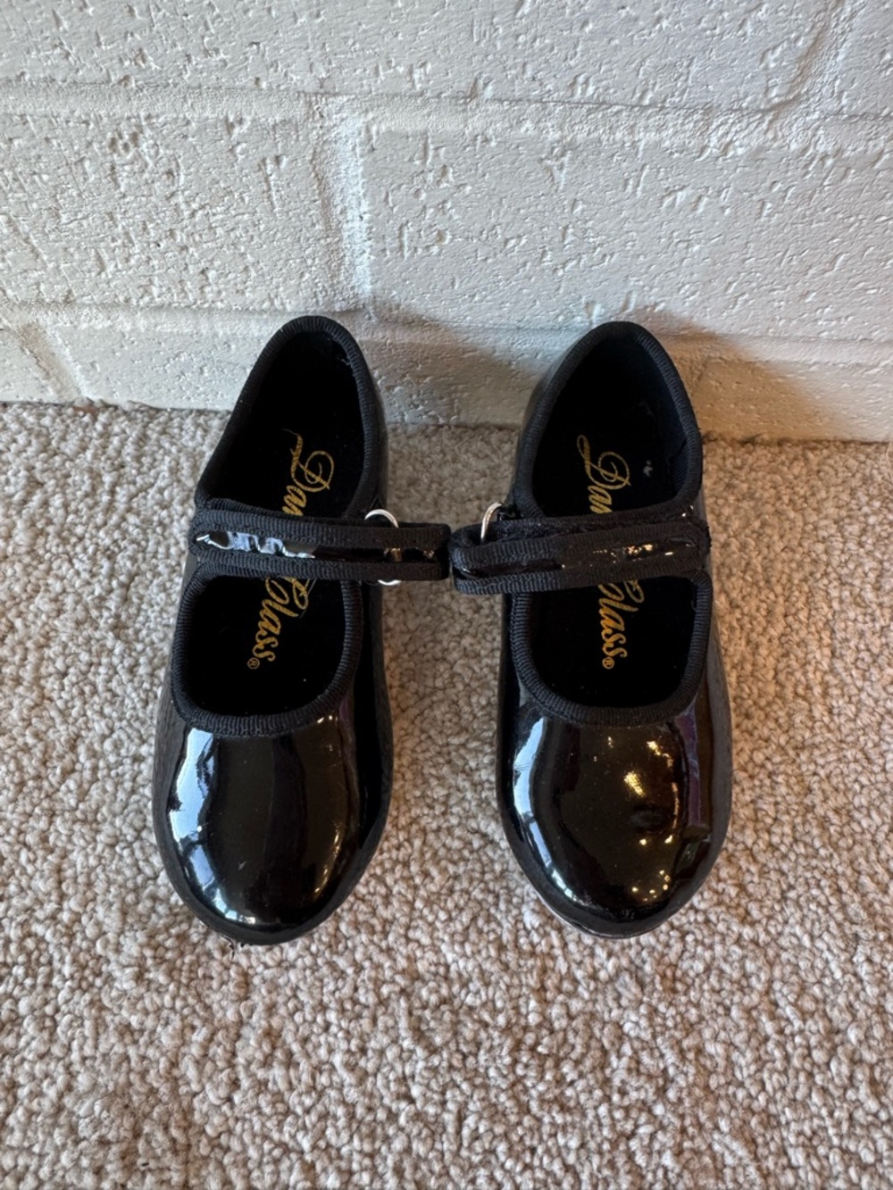 Dance Class Black Patent Molly Jane Dress Shoes for Kids